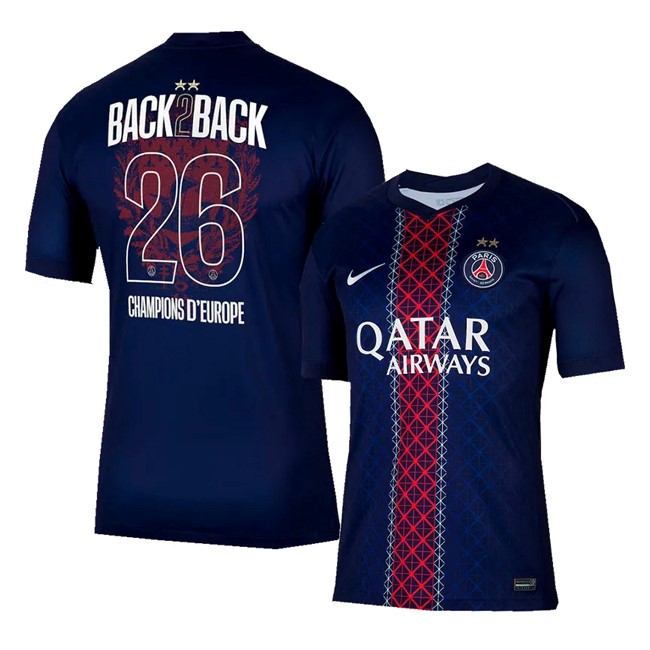 Tailandia Camiseta PSG 1ª 2 Star Back To Back 2025-2026